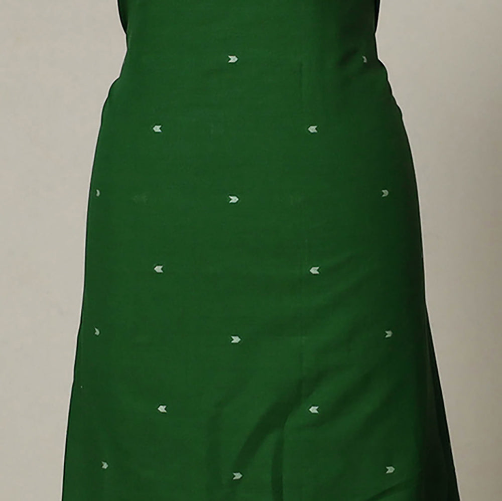 Green - 3pc cotton unstitched jacquard dress material 33