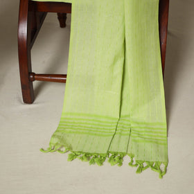 Green - 3pc cotton unstitched jacquard dress material 37