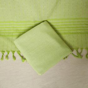 Green - 3pc cotton unstitched jacquard dress material 37