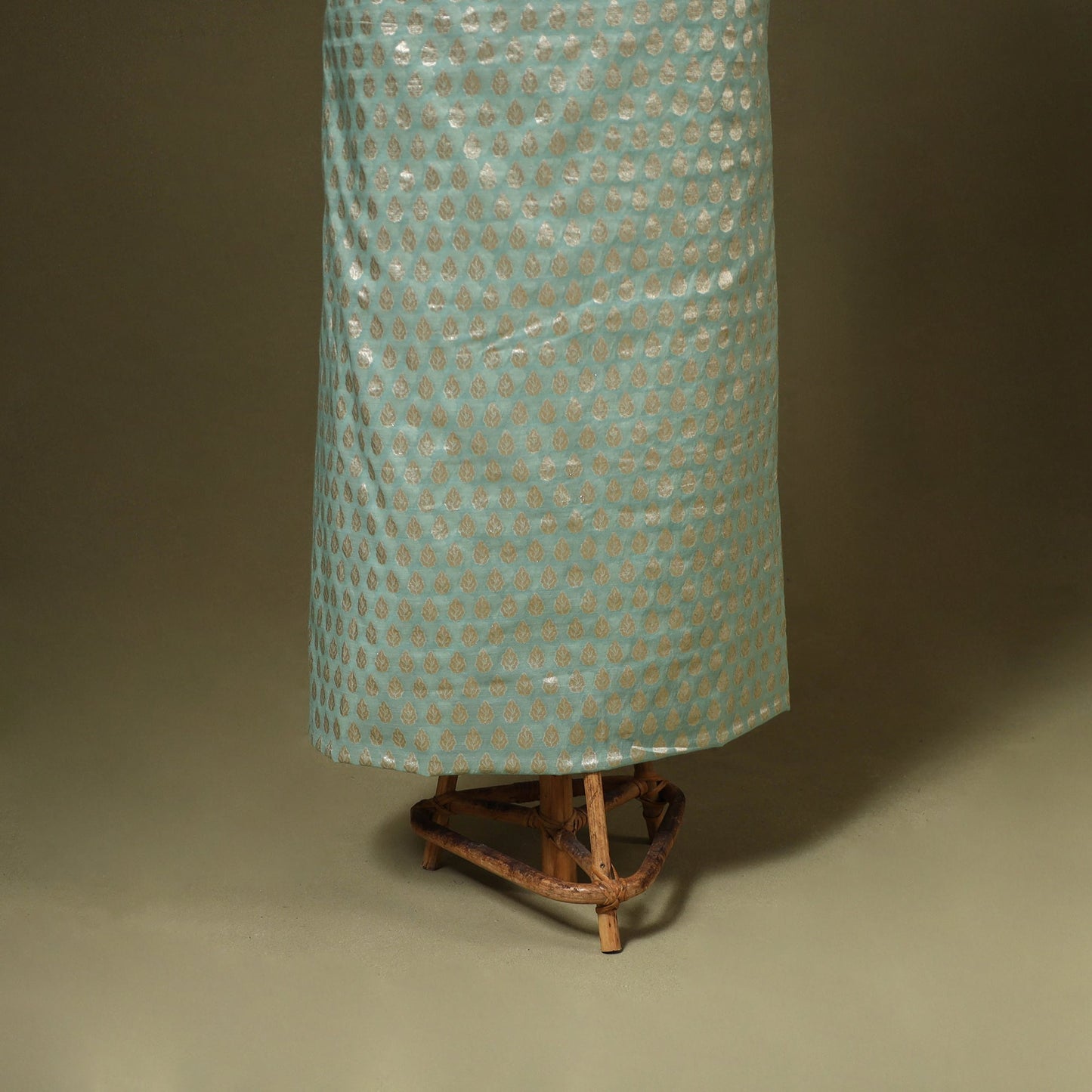  2pc Cotton x Viscose Zari Banarasi Dress Material 