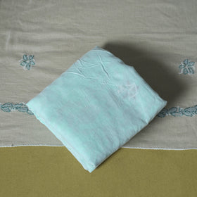 Green - 3pc hand embroidery cotton lucknow chikankari dress