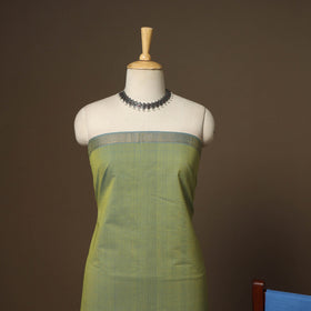 Green - 3pc handloom cotton unstitched mangalagiri dress