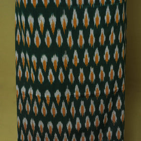 Green - 3pc handloom cotton unstitched pochampally ikat