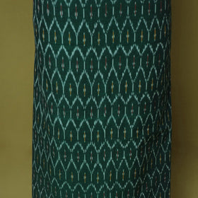 Green - 3pc handloom cotton unstitched pochampally ikat