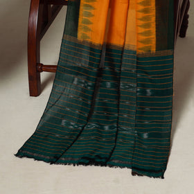 Green - 3pc handloom cotton unstitched sambalpuri dress