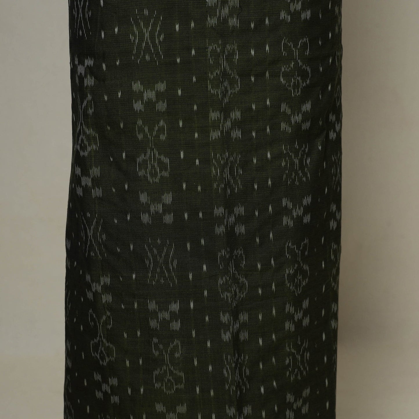 Green - 3pc handloom cotton unstitched sambalpuri dress