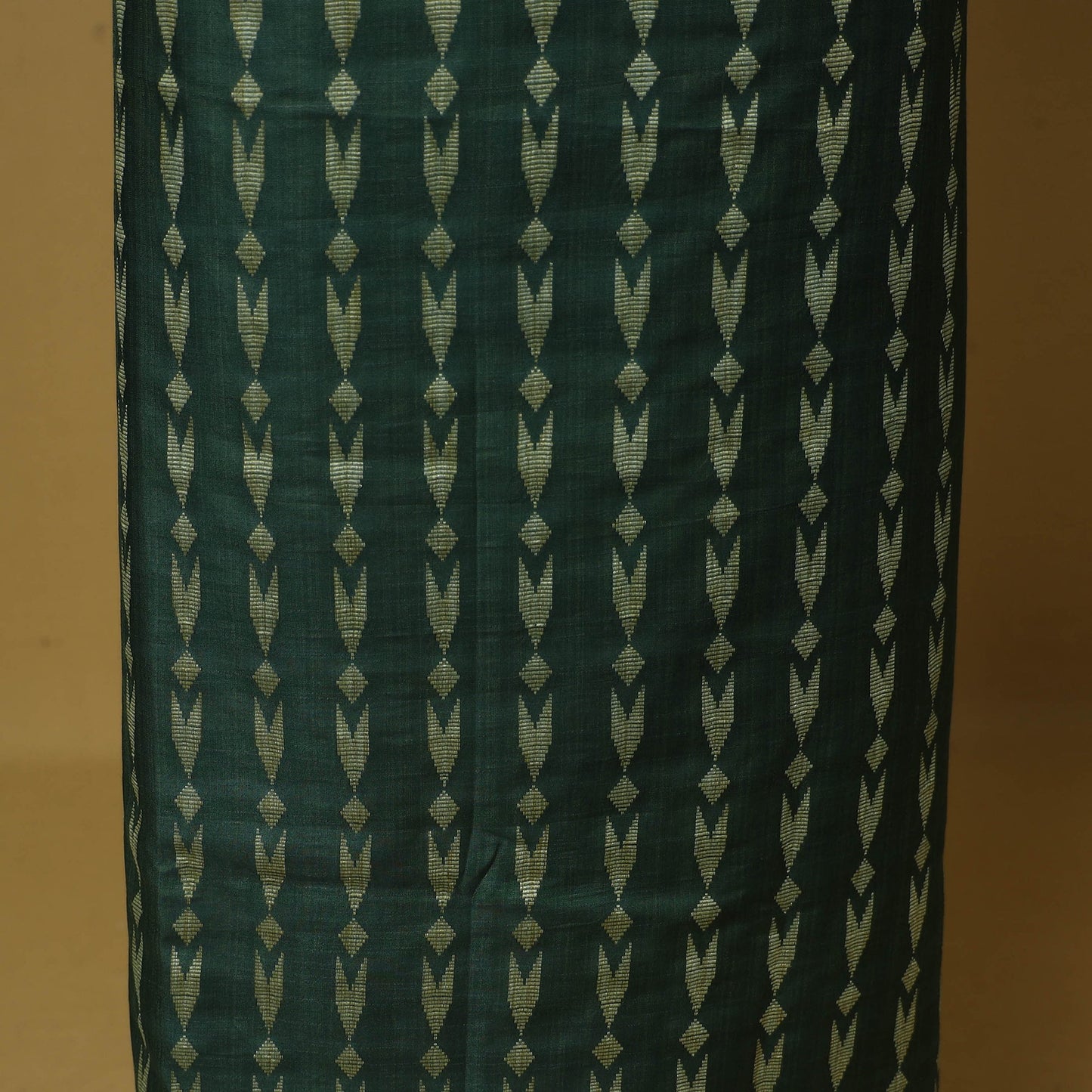 Green - 3pc handloom mulberry unstitched suit material set