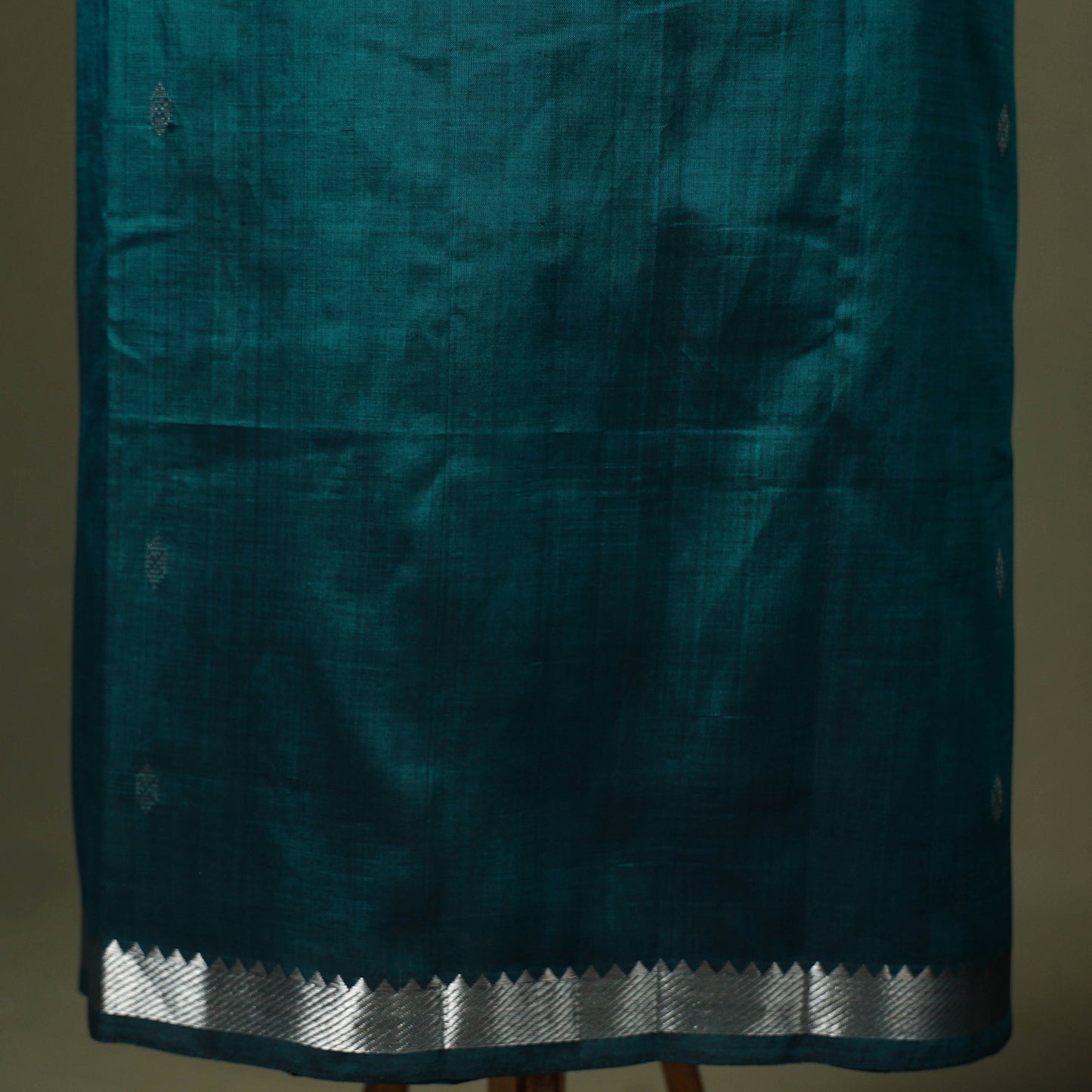 Green - 3pc handloom unstitched buti mangalagiri dress