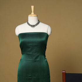 Green - 3pc karnataka weave cotton unstitched khun dress