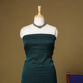 Green - 3pc karnataka weave cotton unstitched khun dress