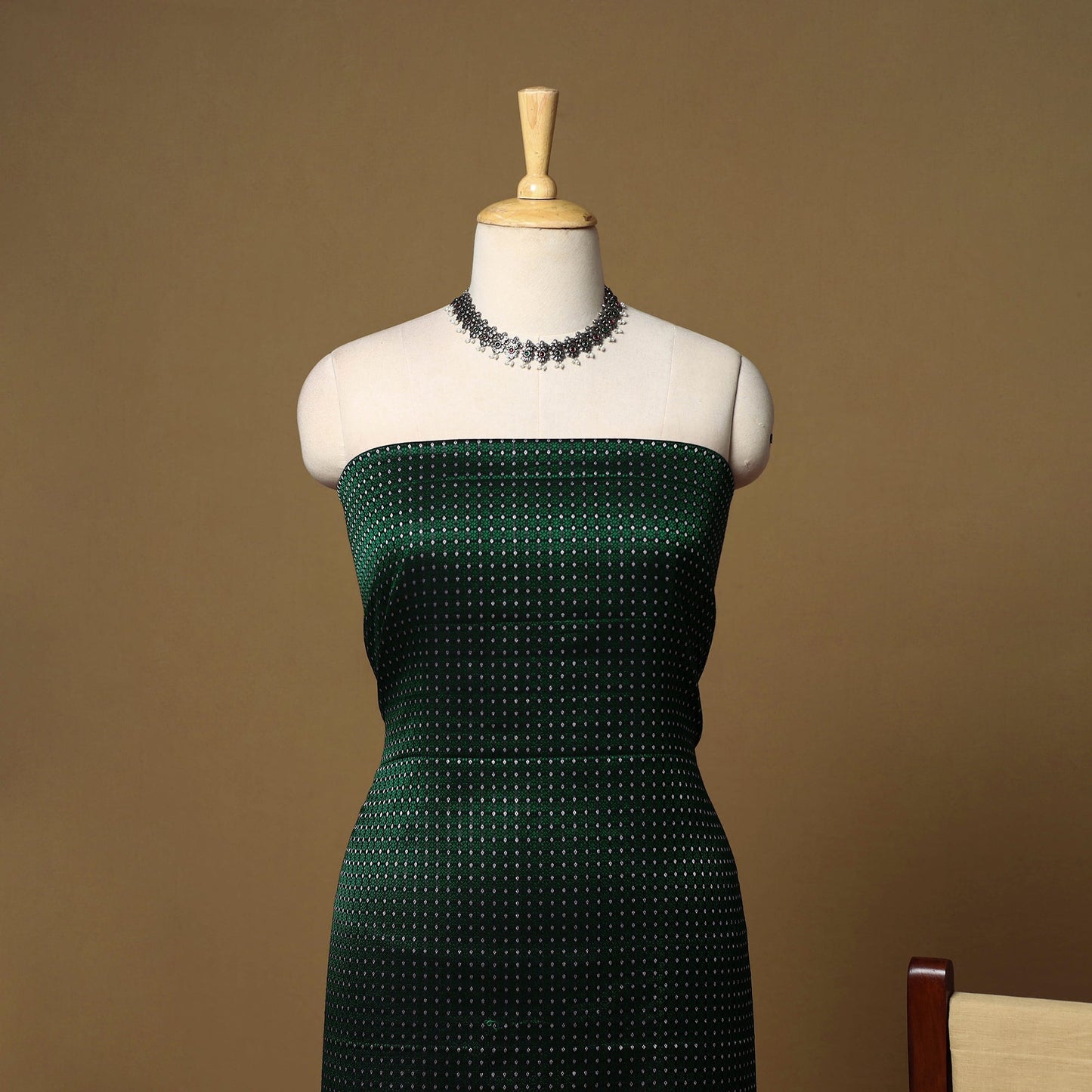 3pc karnataka weave cotton unstitched khun dress material