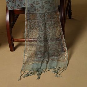 3pc kota doria cotton sanganeri unstitched dress material