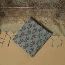 3pc kota doria cotton sanganeri unstitched dress material