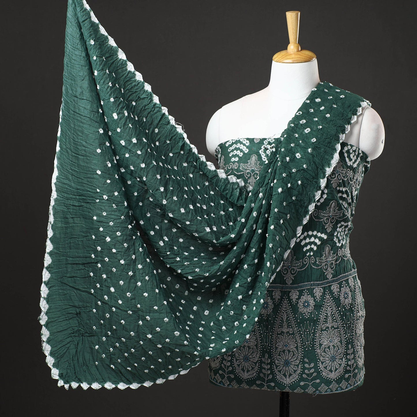 Explore Original Bandhani Cotton Suits for Comfort & Style