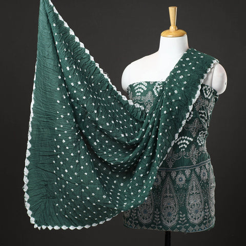 Explore Original Bandhani Cotton Suits for Comfort & Style