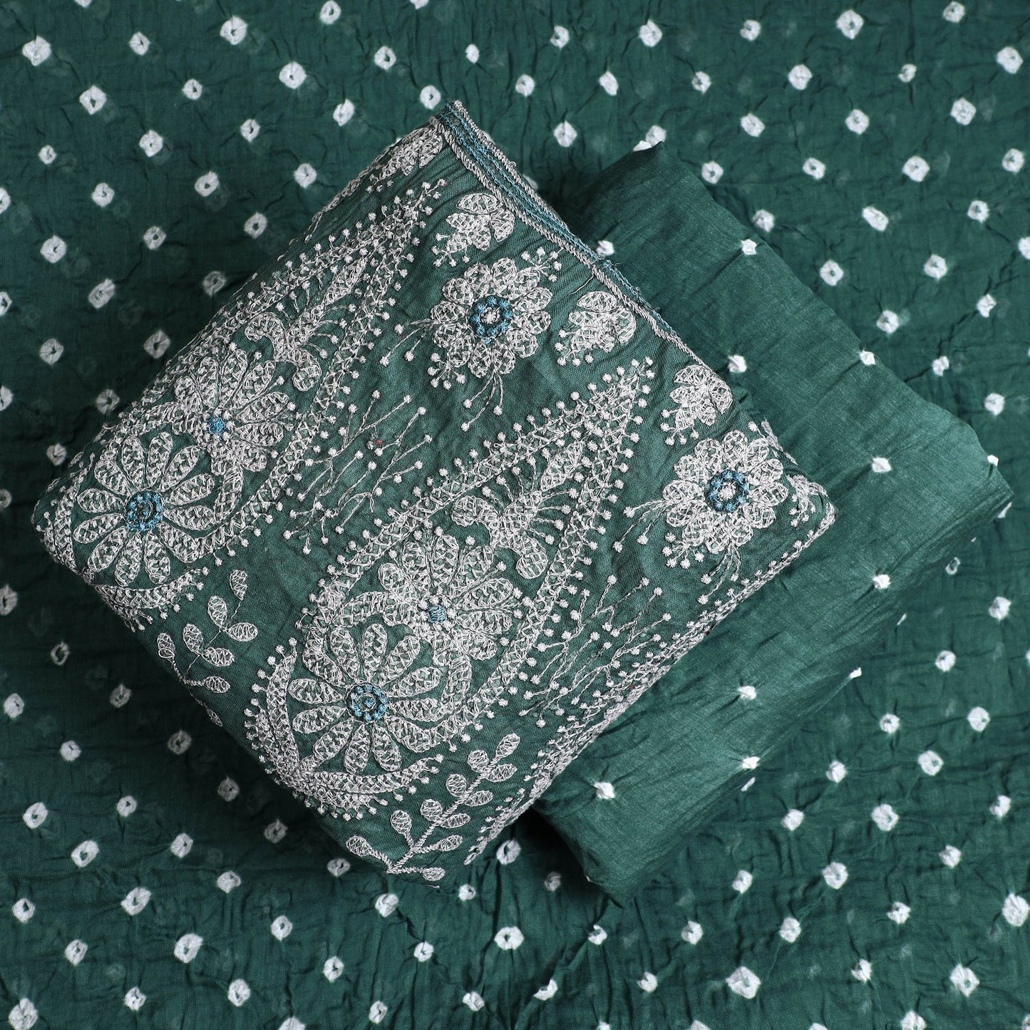 Explore Original Bandhani Cotton Suits for Comfort & Style