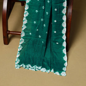 3pc kutch tie-dye satin cotton unstitched bandhani dress