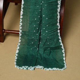 3pc kutch tie-dye satin cotton unstitched bandhani dress