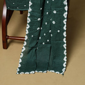 3pc kutch tie-dye satin cotton unstitched bandhani dress