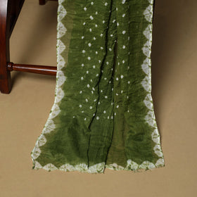 3pc kutch tie-dye satin cotton unstitched bandhani dress