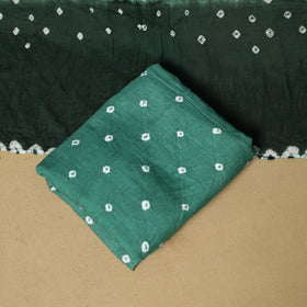 3pc kutch tie-dye satin cotton unstitched bandhani dress