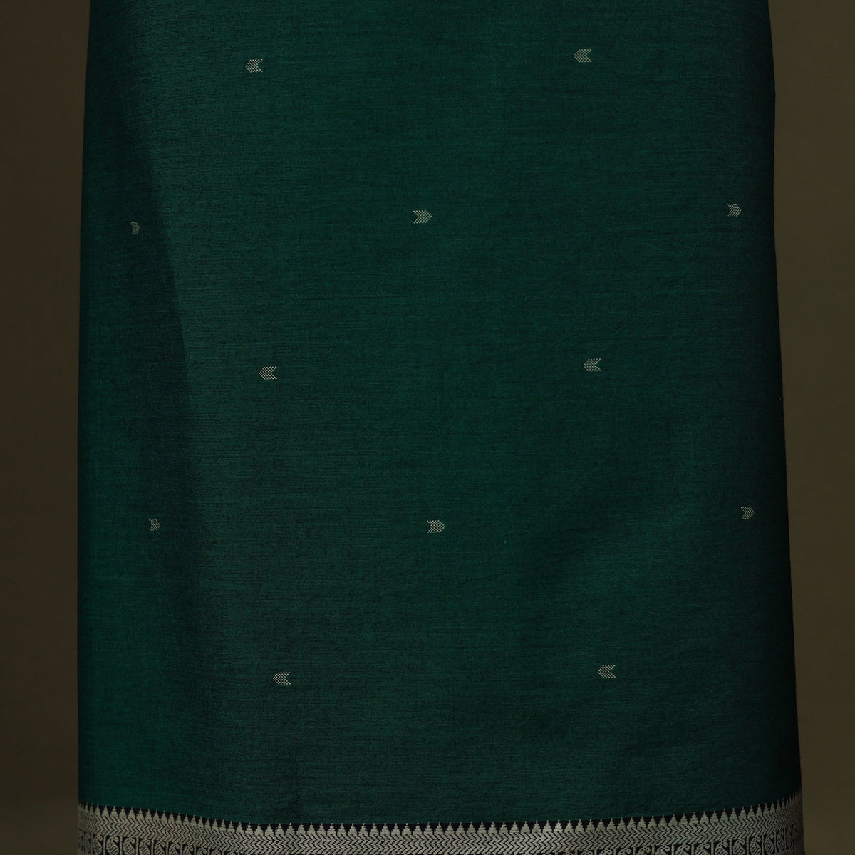 Green 3pc Mercerised Cotton Jacquard Unstitched Dress Material