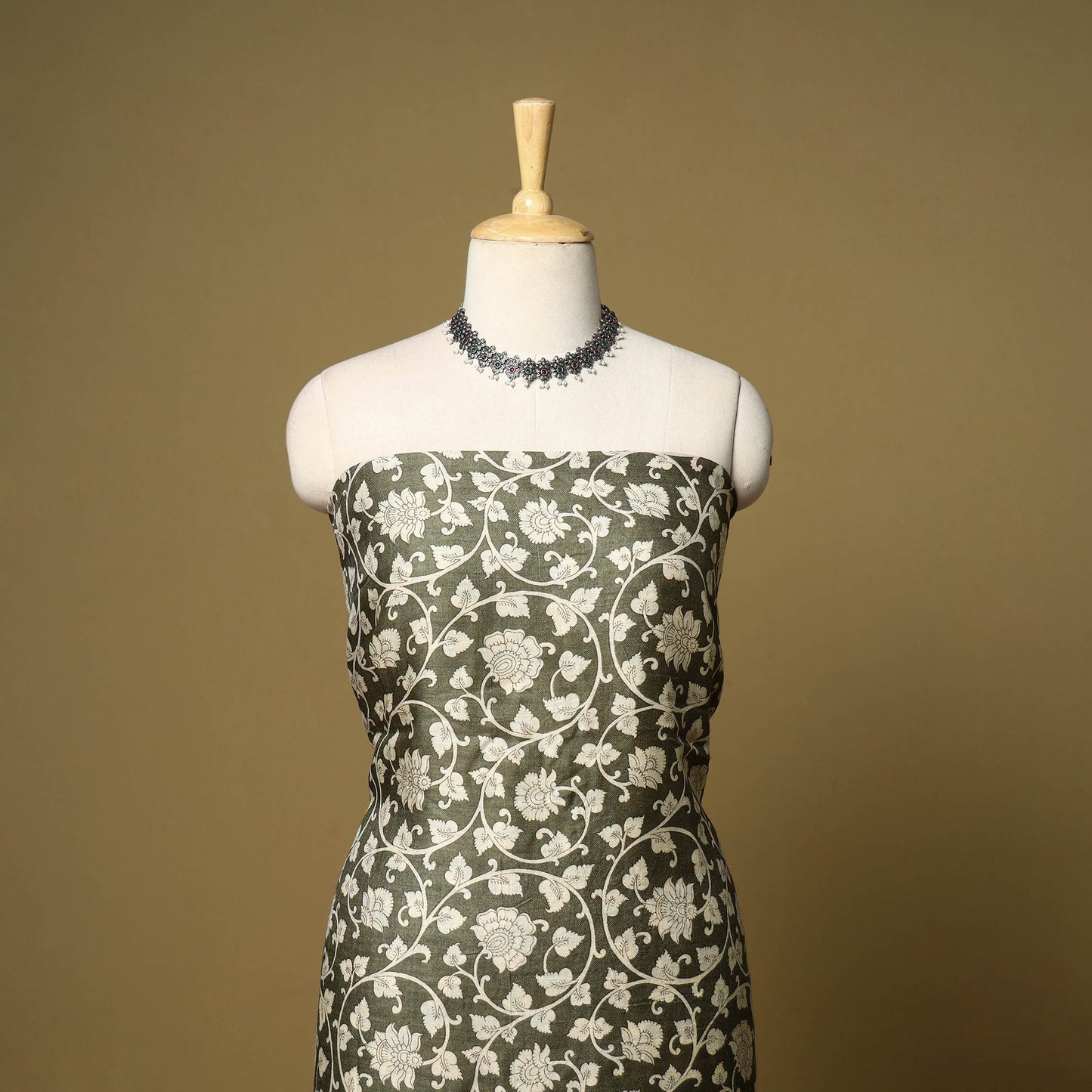 3pc pashmina wool handloom unstitched sanganeri dress