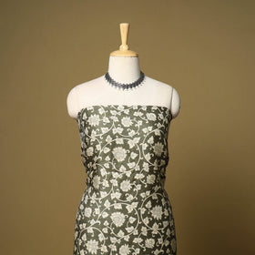 3pc pashmina wool handloom unstitched sanganeri dress