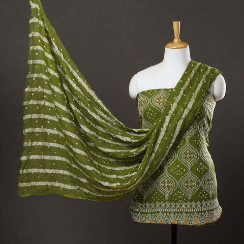 Buy Bandhani Dress Material Online in India l iTokri.com