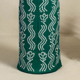 Buy 3pc Tie & Dye Satin Cotton Bandhani Dress Material