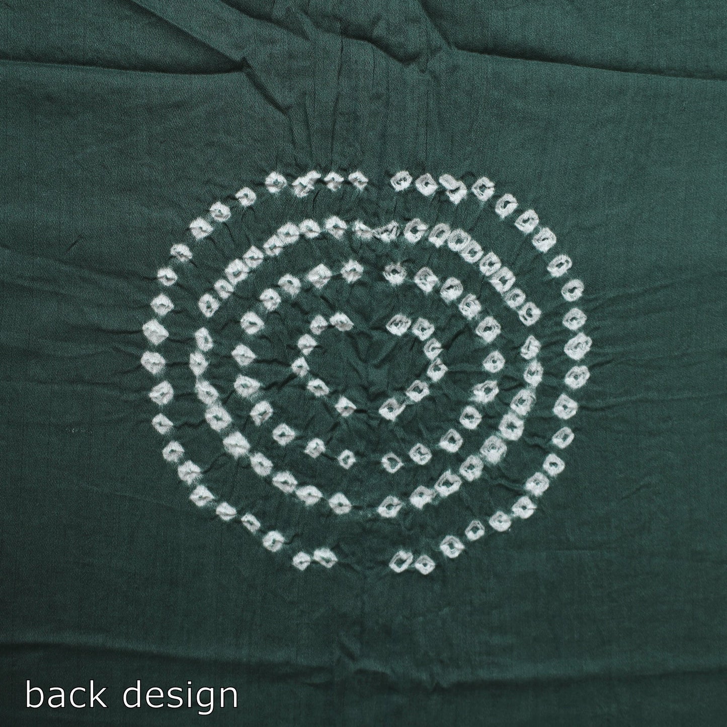 Green 3pc Unstitched Kutch Bandhani Dress Material