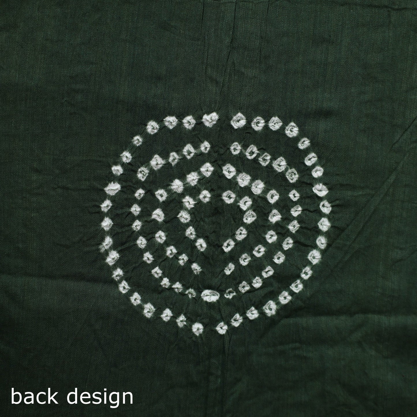 Green 3pc Unstitched Kutch Bandhani Dress Material