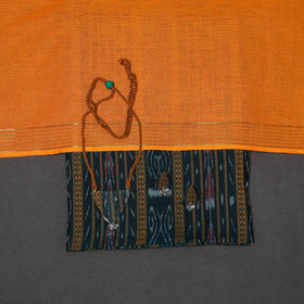 Green - 3pc unstitched sambalpuri ikat dress material