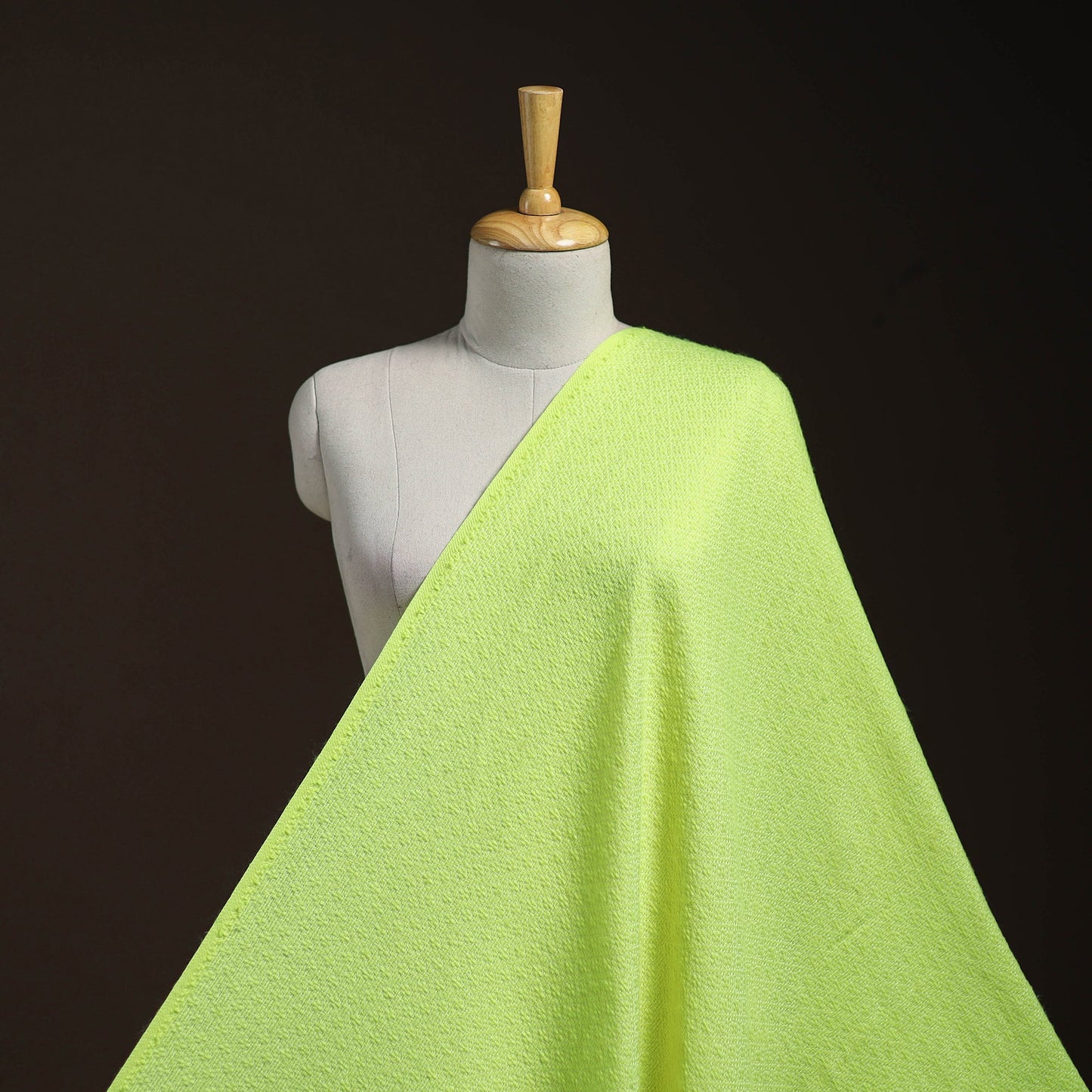 Green - acrylic fine wool fabric (width - 44 in) 06