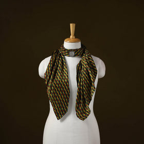 Modal silk pendant necklace scarf 33 - handcrafted