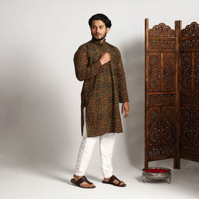 ajrakh men kurta