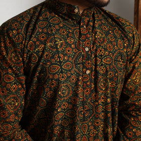 ajrakh men kurta