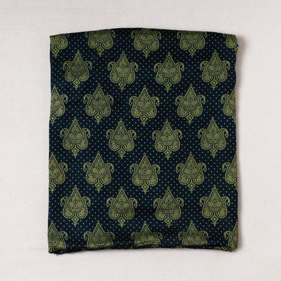  Ajrakh Block Printed Modal Silk Precut fabric 