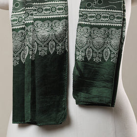  Ajrakh Printed Mashru Silk Stole 28 