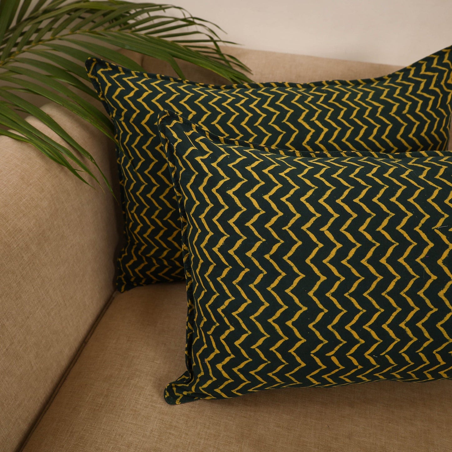 Akola cotton pillow covers (set of 2) 02 - handcrafted