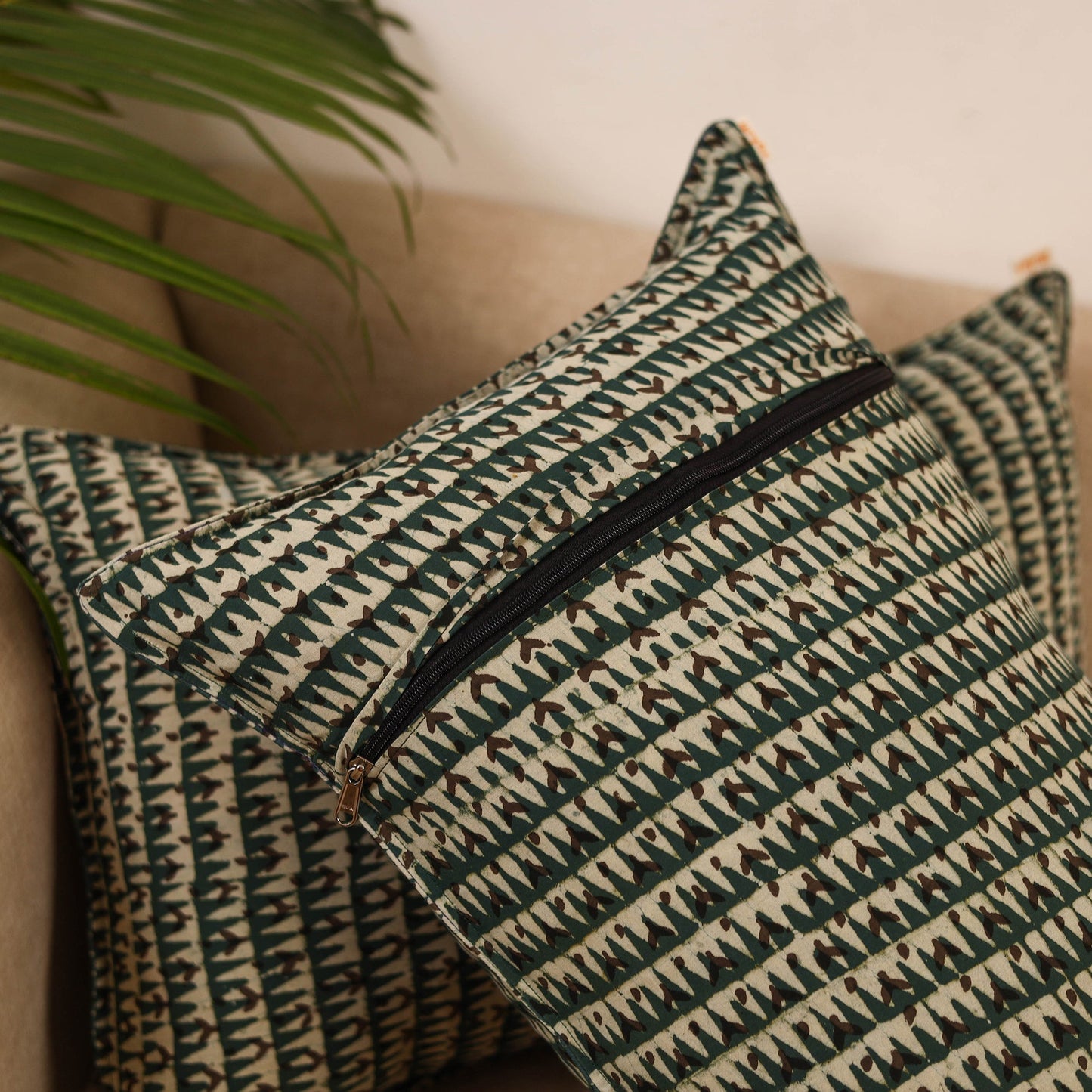 Akola cotton pillow covers (set of 2) 03 - handcrafted