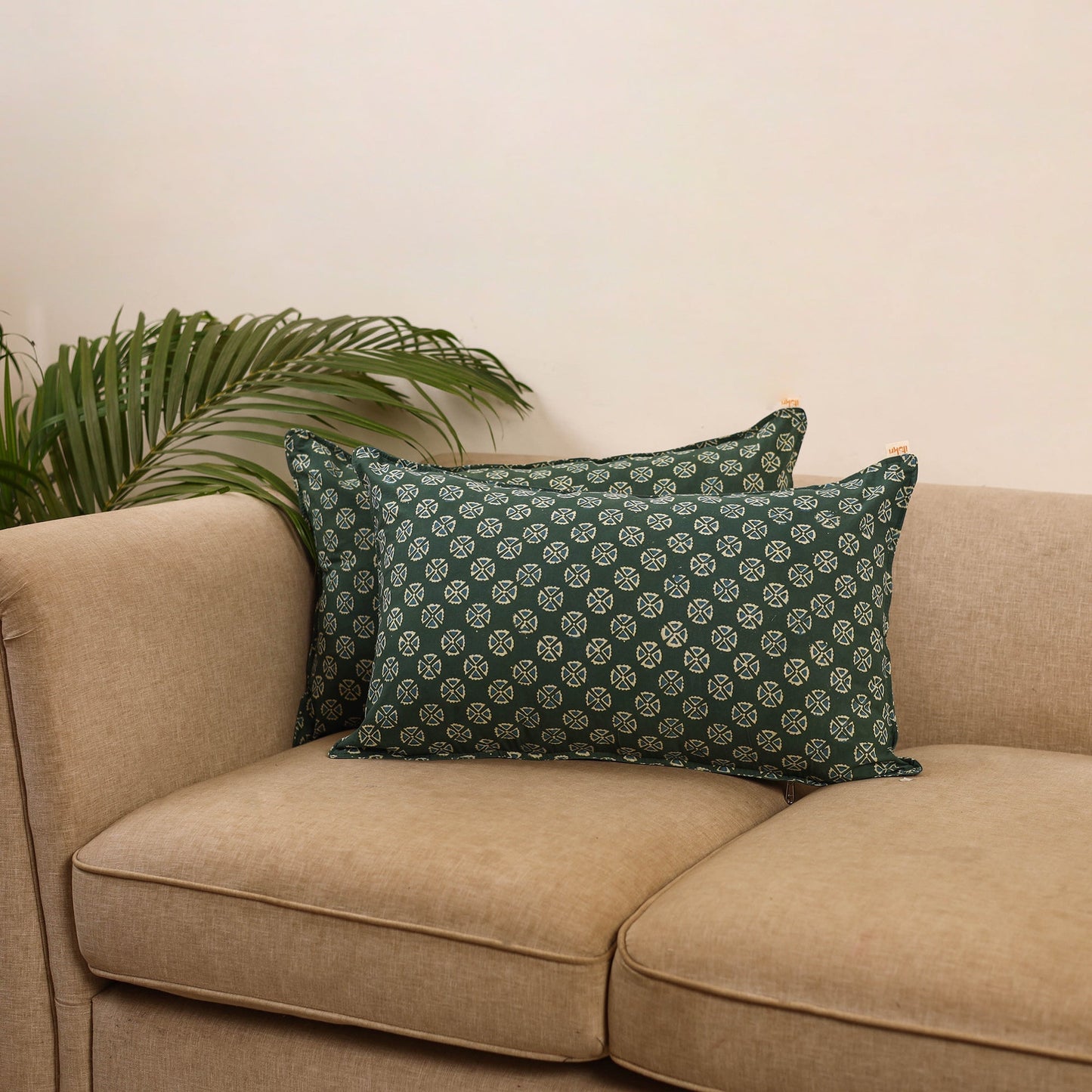 Akola cotton pillow covers (set of 2) 10 - handcrafted