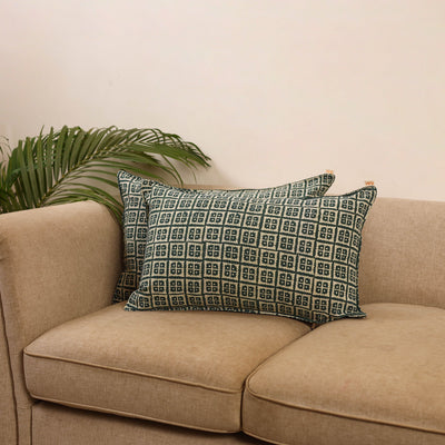 Akola cotton pillow covers (set of 2) 11 - handcrafted