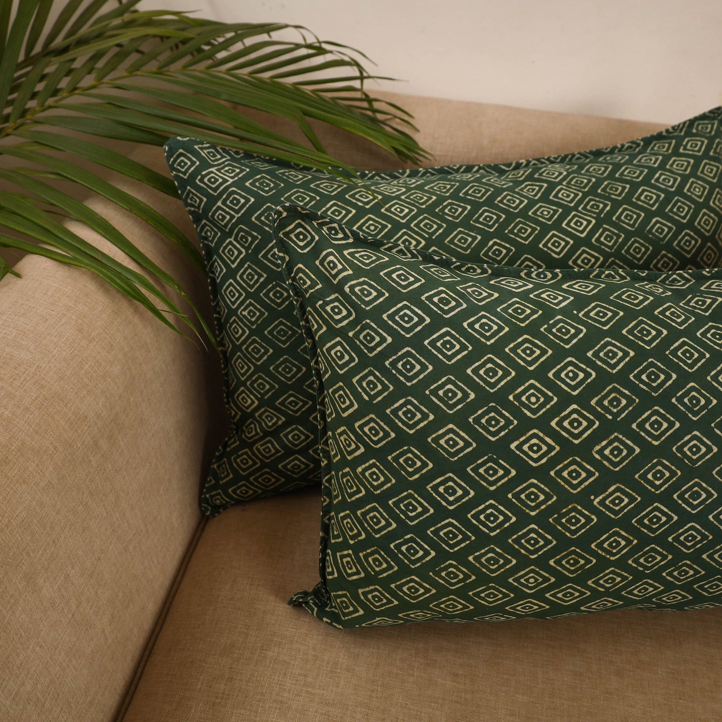 Akola cotton pillow covers (set of 2) 13 - handcrafted