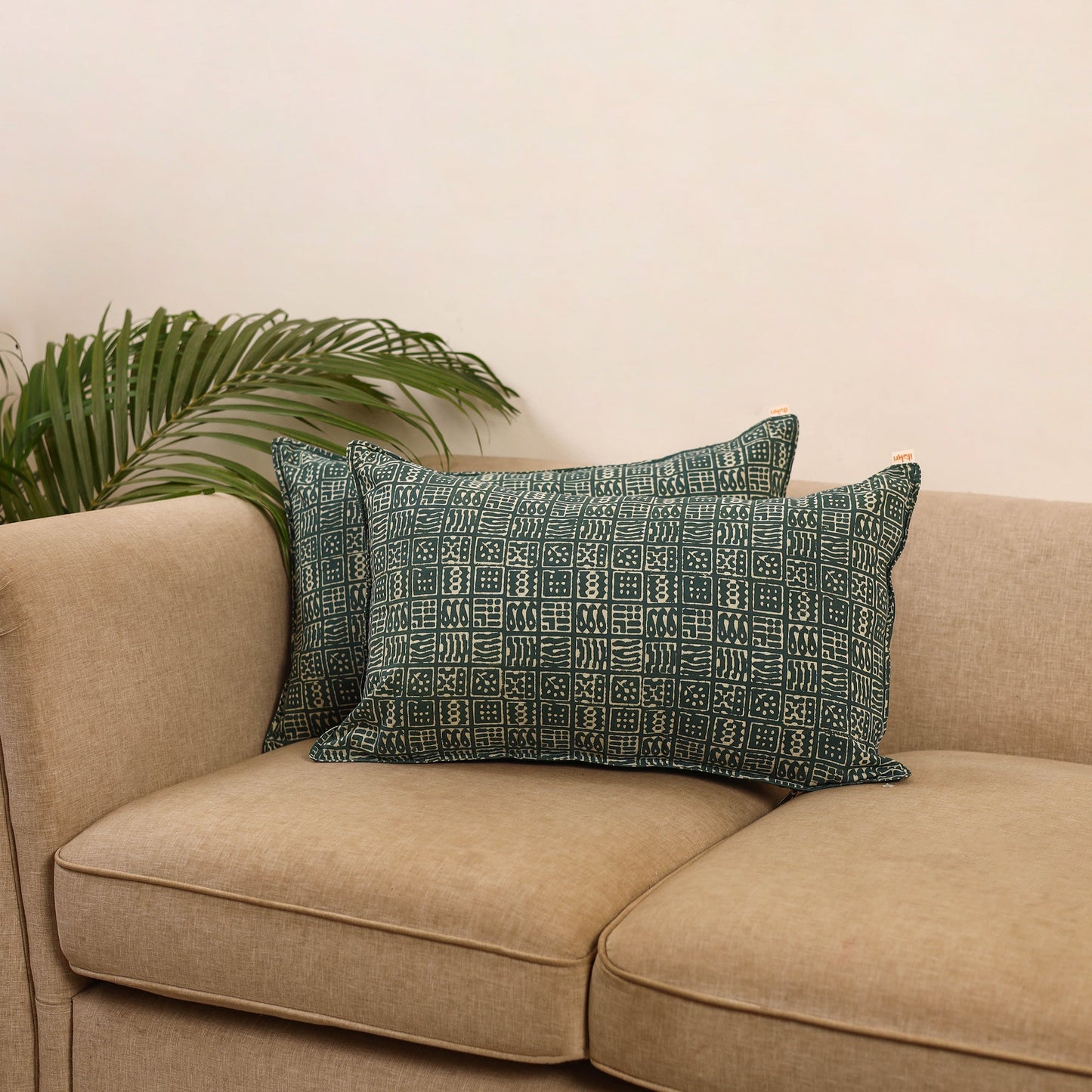 Akola cotton pillow covers (set of 2) 15 - handcrafted