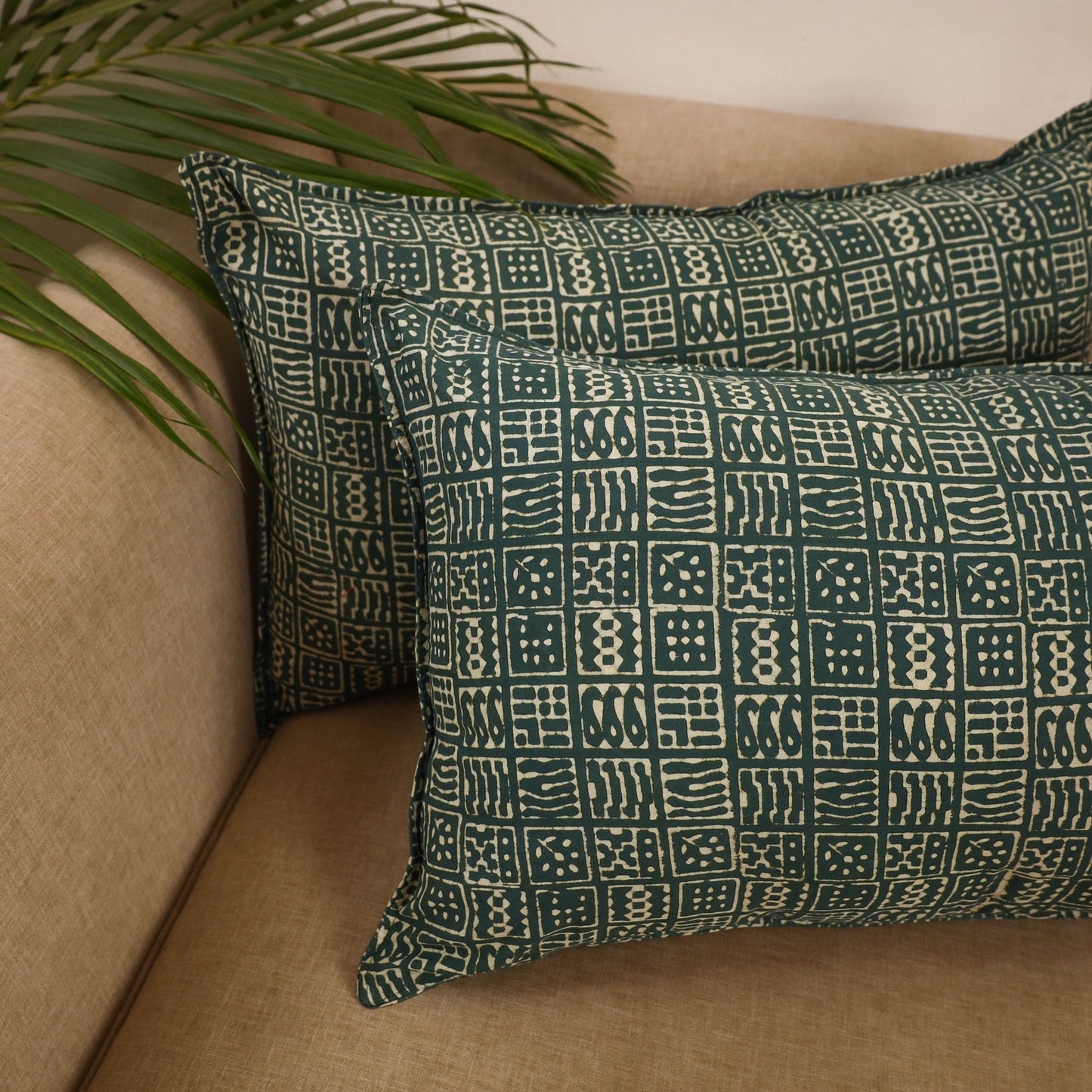 Akola cotton pillow covers (set of 2) 15 - handcrafted