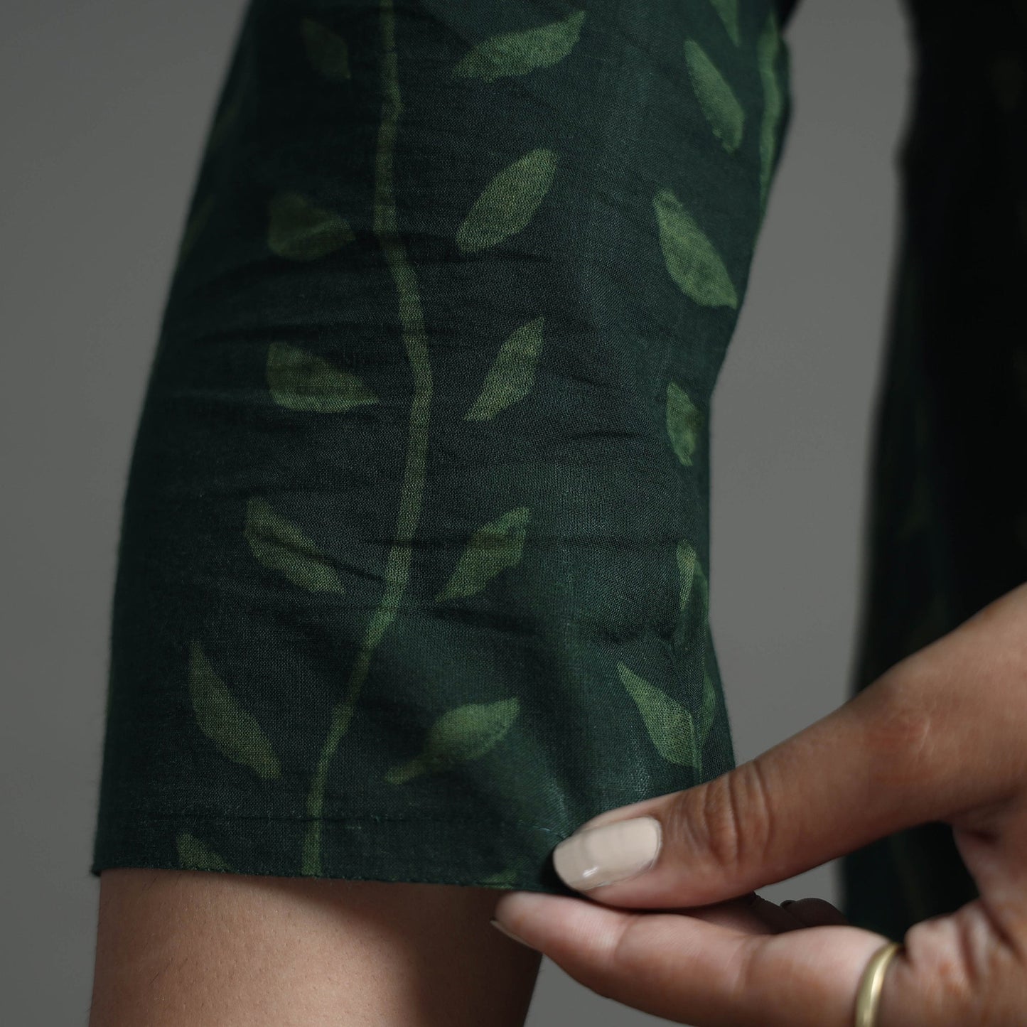 Buy Akola Hand Block Printed Cotton A-Line Kurta Online at iTokri.com