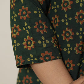 Buy Akola Hand Block Printed Cotton A-Line Long Kurta 15 Online l iTokri.com