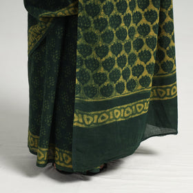 block printed saree