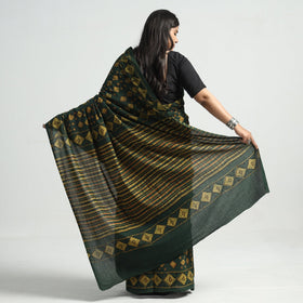  Akola Hand Block Printed Cotton Saree Online at iTokri.com